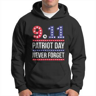 Patriot Day 911 We Will Never Forget Tshirtnever September 11Th Anniversary V2 Hoodie - Thegiftio UK