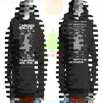 Periodic Table Tree Oh Chemistree Fun Chemistry Teacher Xmas V2 Men Hoodie - Thegiftio