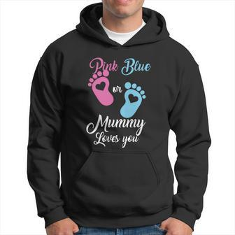 Pink Or Blue Mummy Loves You Gift Hoodie - Monsterry AU