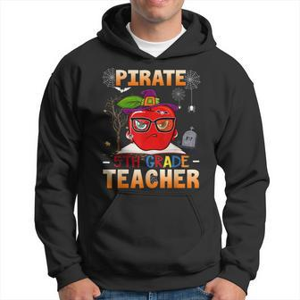 Pirate 5Th Grade Teacher Halloween Costumes Pirate Day Gifts Men Hoodie Graphic Print Hooded Sweatshirt - Thegiftio UK