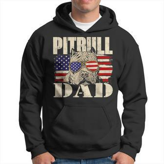 Pitbull Dad Dog Lover Pibble Pittie Pit Bull Terrier Men Hoodie - Thegiftio UK