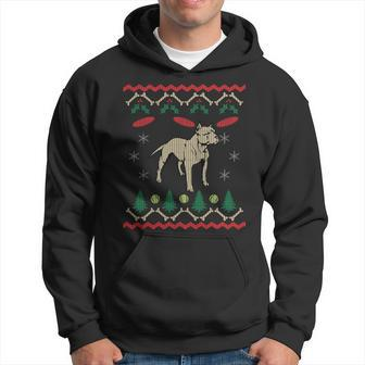 Pitbull Ugly Christmas Sweater Men Hoodie - Thegiftio UK