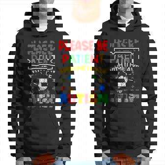 Please Be Patient With Me I Have Autism Autism Awareness Men Hoodie - Thegiftio UK
