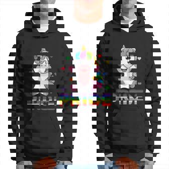 Pride Lgbtq Unicorn Heart Lgbt Flag Gift Graphic Design Printed Casual Daily Basic V2 Hoodie