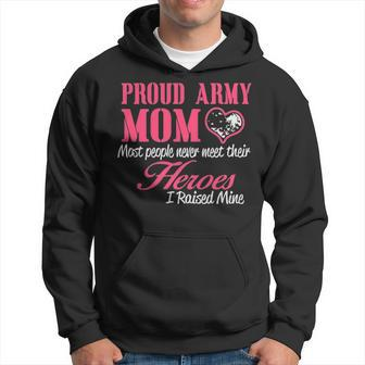 Proud Army Mom Is Heroes Gift Men Hoodie - Thegiftio UK