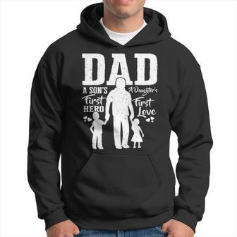 Proud Dad Of Twins S Best Fathers Day Gift From Son Men Hoodie - Thegiftio UK