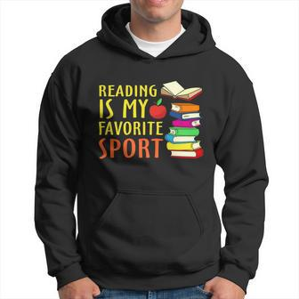 Reading Quotes Reading Is My Favorite Sport Book Lover Quote Men Hoodie