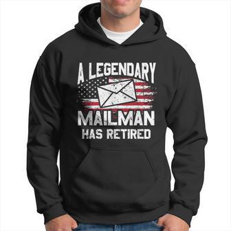 Retired Postal Worker Mailman Postman Post Office V2 Hoodie - Thegiftio UK