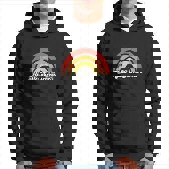 Retro Hello Summer Holiday Vintage Summer Vibes Vacation Hoodie - Thegiftio