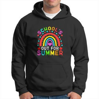Retro Last Day Of School Schools Out For Summer Teacher Graphic Design Printed Casual Daily Basic V4 Hoodie - Thegiftio UK