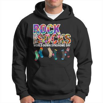 Rock Your Socks World Down Syndrome Day Men Hoodie - Thegiftio UK