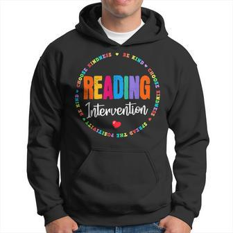 School Support Specialist Teacher Squad Reading Intervention V2 Hoodie - Seseable