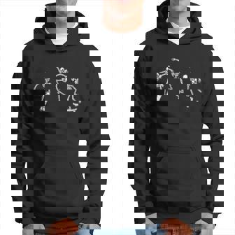 Skateboarding Skeletons Skeleton Skater Halloween Skate Meaningful Gift Hoodie - Thegiftio UK