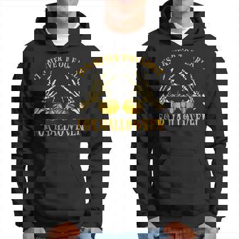 Skeleton Pumpkin Its Never Too Early For Halloween Goth Hoodie - Thegiftio