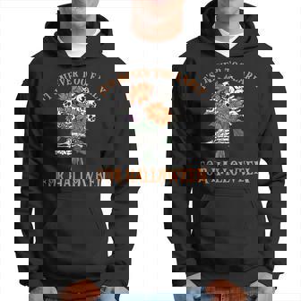 Skeleton Skull Flower Its Never Too Early For Halloween Hoodie - Thegiftio