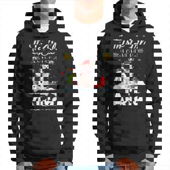Snow Xmas This Girl Love Her Akita Reindeer Hat Men Hoodie - Thegiftio