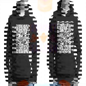 Spooky Season Boo Halloween Day Retro Halloween Hoodie - Thegiftio UK