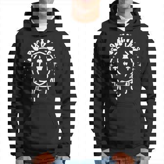 Spooky Vibes Happy Face Spooky Season Funny Halloween Hoodie | Seseable FR