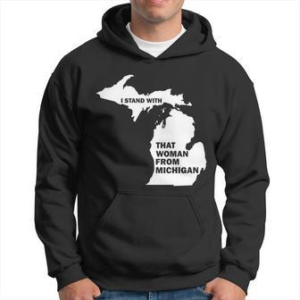 I Stand With That Woman From Michigan Social Justice T-Shirt Men Hoodie - Thegiftio UK