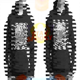 Stay Spooky Boo Halloween Day Retro Halloween Hoodie - Thegiftio UK