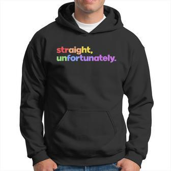 Straight Unfortunately Rainbow Pride Ally Shirt Lgbtq Gay Hoodie