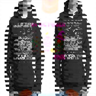 Sugar Skull In October We Wear Pink Breast Cancer Awareness V2 Men Hoodie - Thegiftio