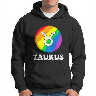 Taurus Lgbt Gay Pride Month Lgbtq Zodiac Men Hoodie - Thegiftio UK