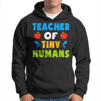 Teacher Of Tiny Humans Shirt Teacher Appreciation Day Cute Hoodie - Seseable