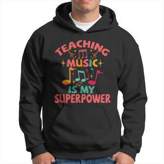 Teaching Music Is My Superpower Men Hoodie - Thegiftio UK
