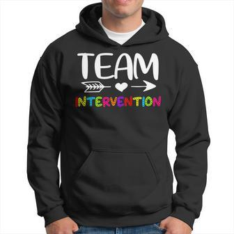 Team Intervention - Intervention Teacher Back To School Hoodie - Seseable