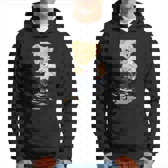 Teddy Bear With Skateboard Skater Skateboarding Men Hoodie - Thegiftio UK