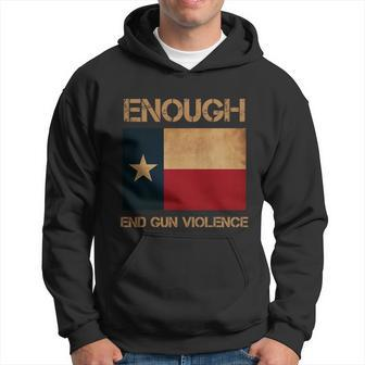 Texas Flag Shirt Enough End Gun Violence Texas Flag Awareness No Gun Men Hoodie - Thegiftio UK