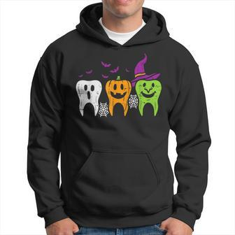 Th Ghost Pumpkin Witch Cute Dental Halloween Dentist V3 Men Hoodie - Thegiftio UK