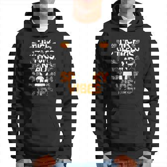 The Boos Thick Thights And Spooky Vibes Halloween Hoodie | Seseable CA