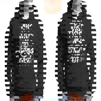 Thick Thighs Spooky Vibes V3 Hoodie - Thegiftio