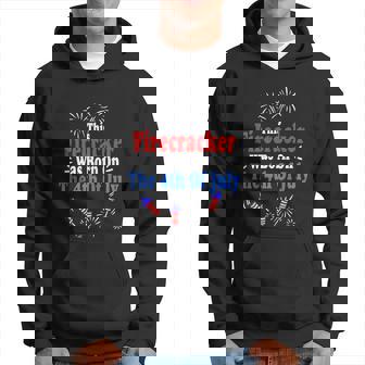This Firecracker Was Born On The 4Th Of July Birthday Usa Us Gift Hoodie - Thegiftio UK