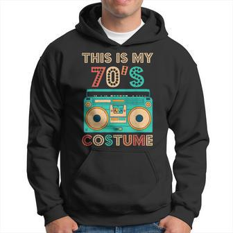 This Is My 70S Costume 1970S Retro Vintage 70S Party Men Hoodie Graphic Print Hooded Sweatshirt - Thegiftio UK