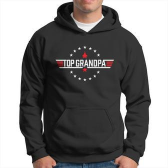 Top Grandpa Shirt Fathers Day Birthday Hoodie - Thegiftio UK