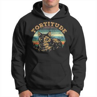 Tortitude Cat Torties Are Feisty Tortoiseshell Kitty Men Hoodie - Thegiftio UK