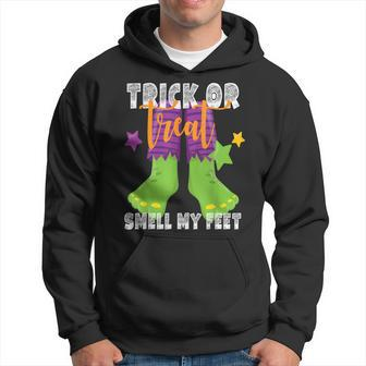 Trick Or Treat Smell My Feet Halloween Kids Funny Hoodie - Seseable