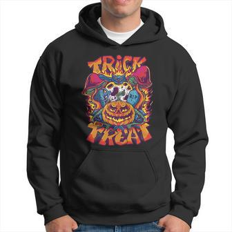 Trippy Halloween Trick Or Treat Men Hoodie