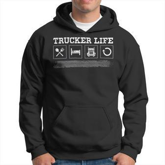 Trucker Trucker Accessories For Truck Driver Motor Lover Trucker_ V7 Hoodie - Seseable