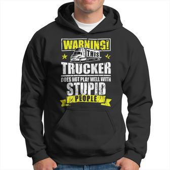 Trucker Trucker Accessories For Truck Driver Motor Lover Trucker__ Hoodie - Seseable