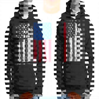 Trucker Trucker Driver American Flag Semi Truck Hoodie - Seseable