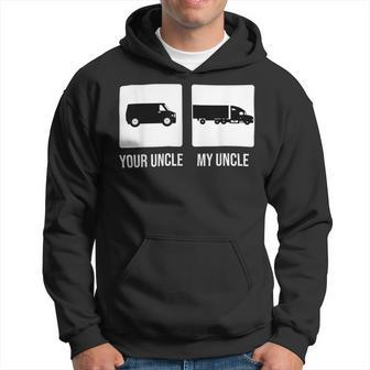 Trucker Trucker Uncle Truck Driver Trucking Trucks Hoodie - Seseable