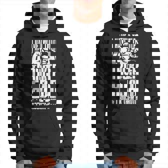 Trucker Two Titles Trucker And Dad Truck Driver Father Fathers Day Hoodie - Seseable
