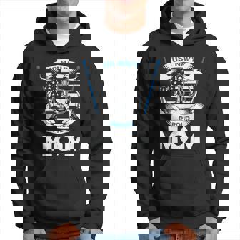 Us Navy Proud Mom American Flag Us Army Veteran Day Graphic Design Printed Casual Daily Basic Hoodie - Thegiftio
