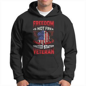 Us Veteran Freedom Is Not Free Graphic Design Printed Casual Daily Basic Hoodie - Thegiftio UK