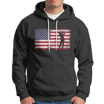 Usa American Flag Golf Lovers 4Th July Patriotic Golfer Man Cool Gift Hoodie - Monsterry