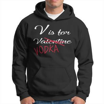 V Is For Valentine Vodka T-Shirt Men Hoodie - Thegiftio UK